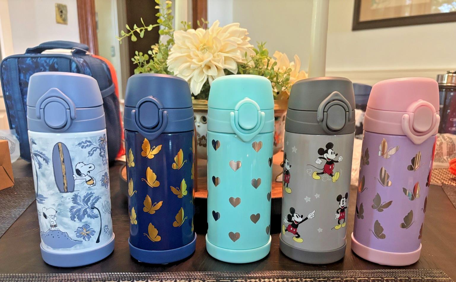 Pottery Barn School Lunch Disney Snoopy Mickey Star Wars WATER travel Marvel .