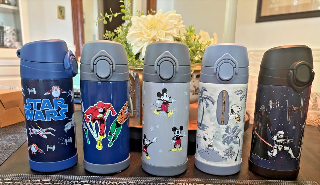 Pottery Barn School Lunch Disney Snoopy Mickey Star Wars WATER travel Marvel .