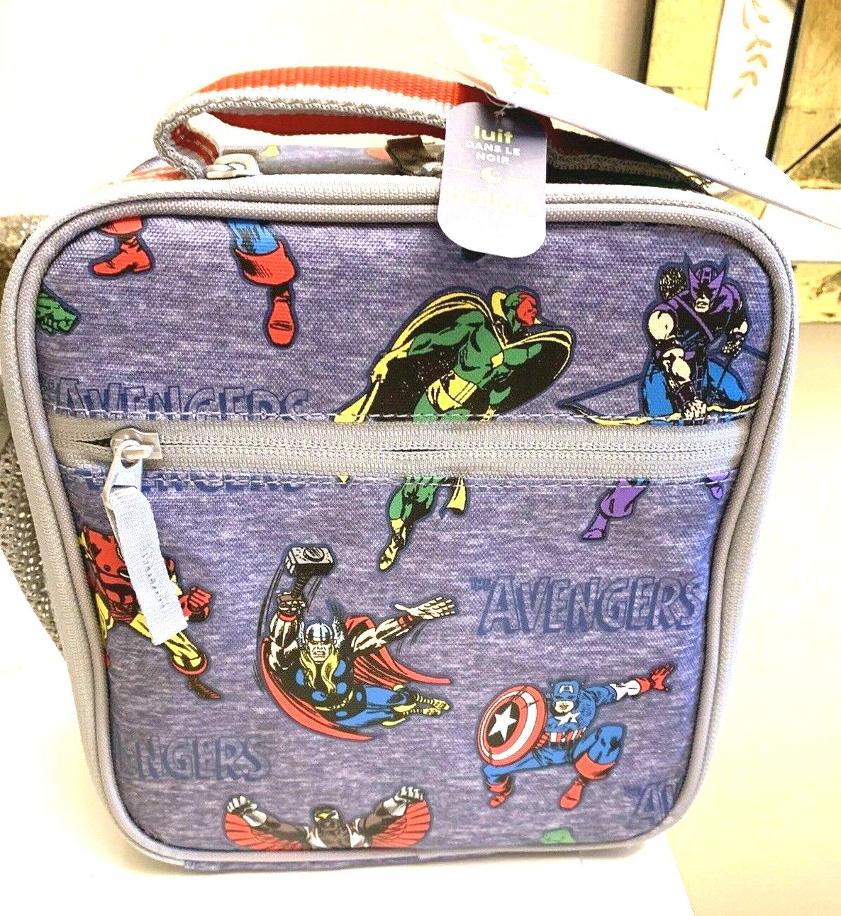 Pottery Barn School Disney Marvel LUNCH Travel BAG Avengers superhero Boy Thor ,