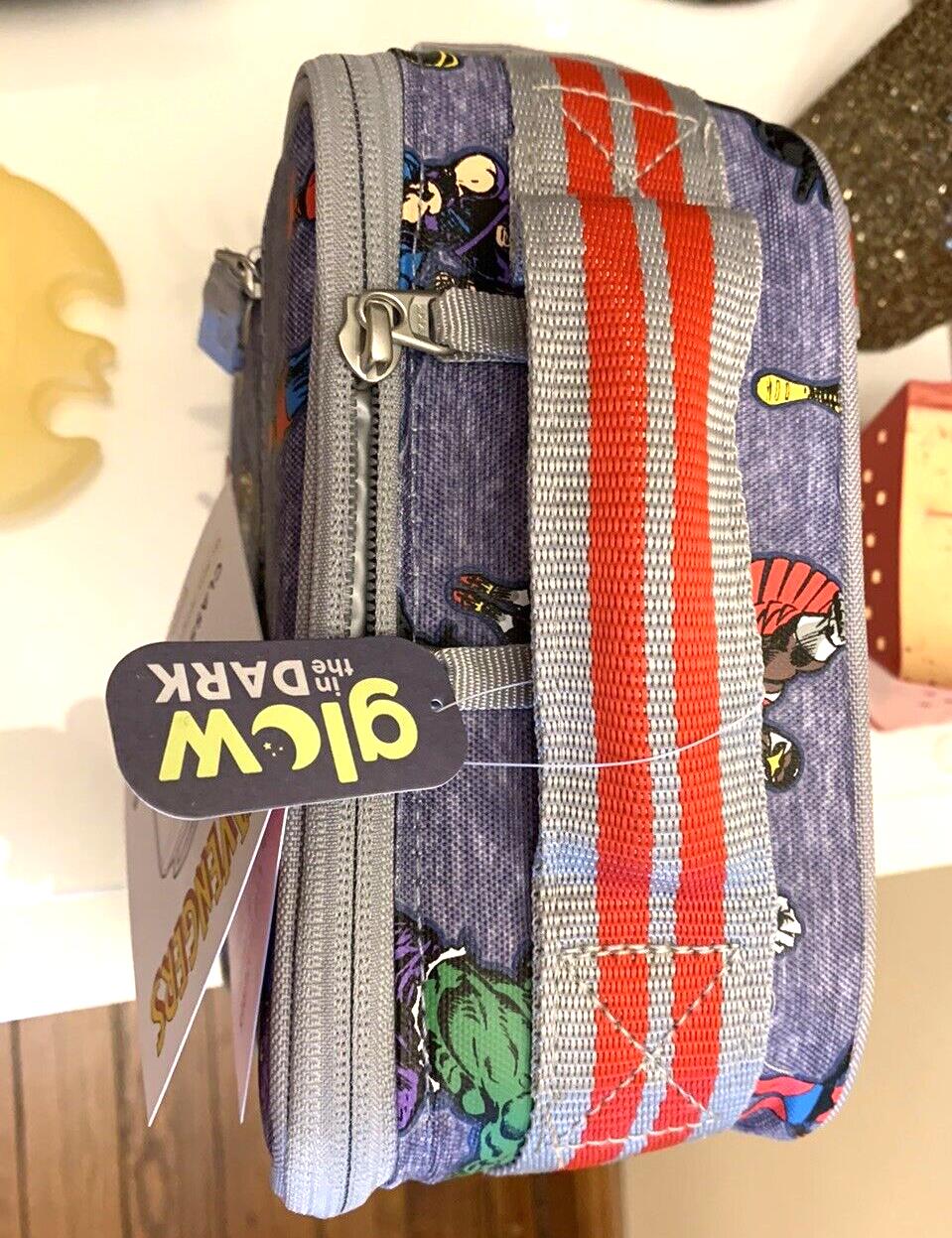 Pottery Barn School Disney Marvel LUNCH Travel BAG Avengers superhero Boy Thor ,