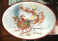 Pottery Barn Holiday Tray party Platter Rudolph Reindeer Christmas ?? Disney kid