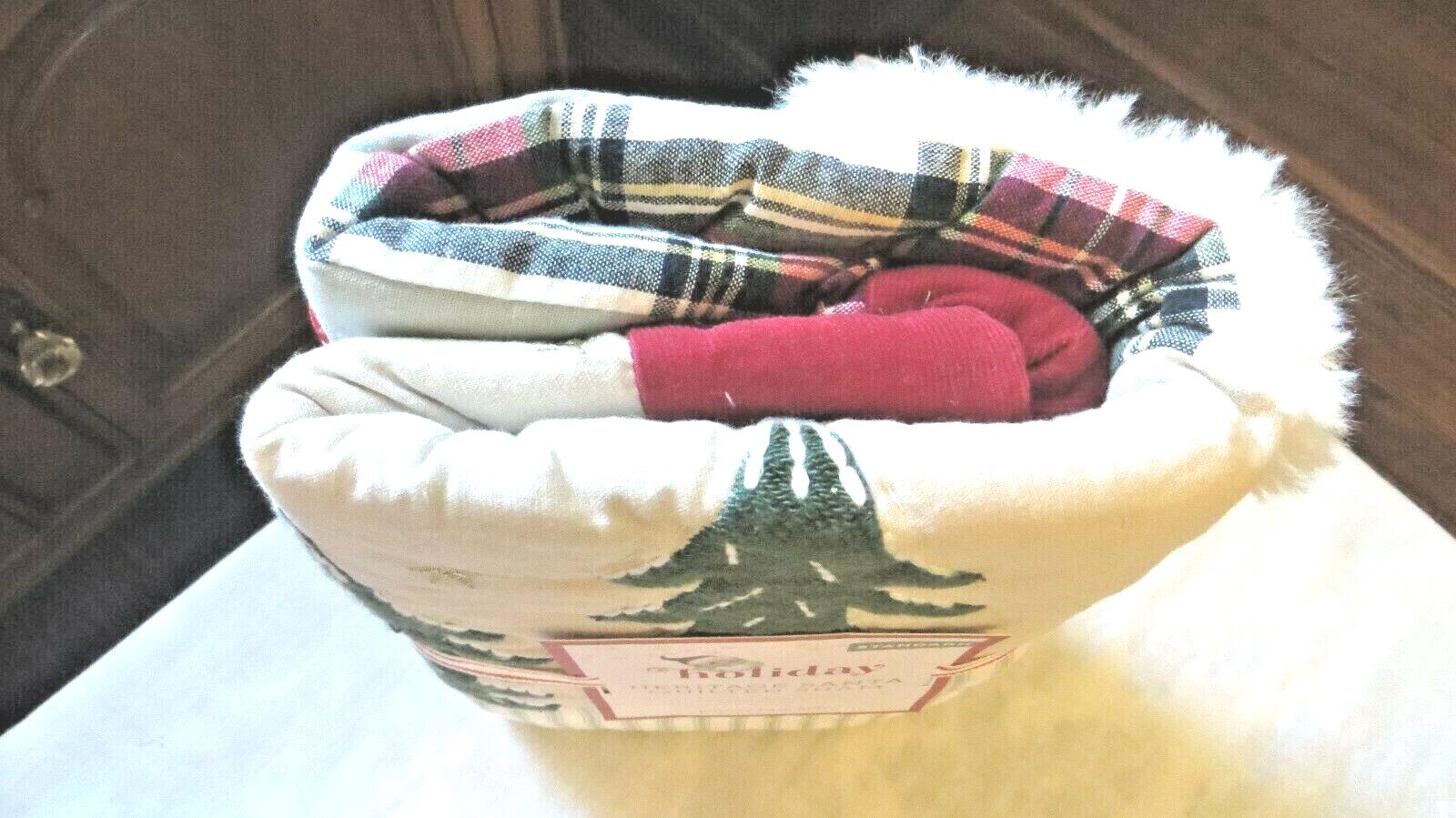 Pottery Barn Christmas Pillow SHAM Plaid Disney Holiday star gift kid Santa m