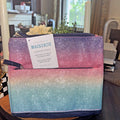 Pottery barn Rainbow Glitter School OMBRE pencil CASE Disney bag gift Girl ??