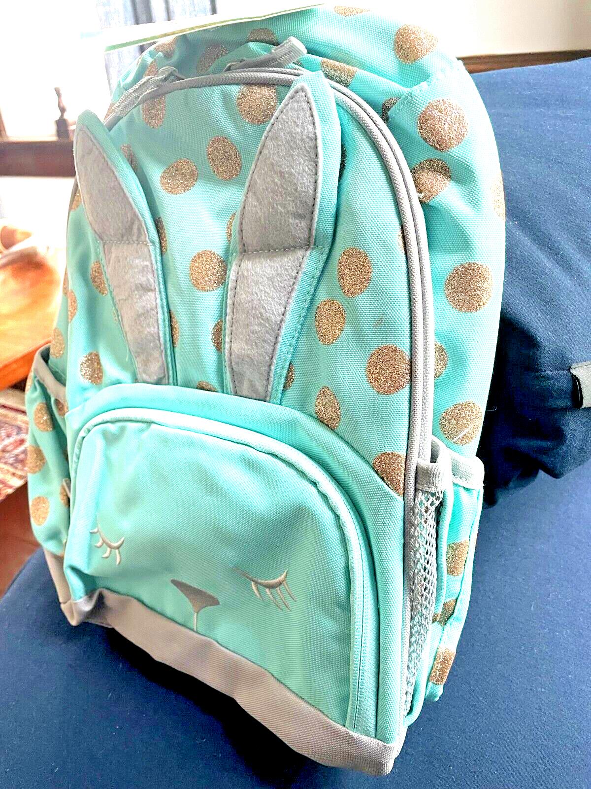 School Pottery barn Glitter Disney backpack rainbow princess travel girl kid?? -