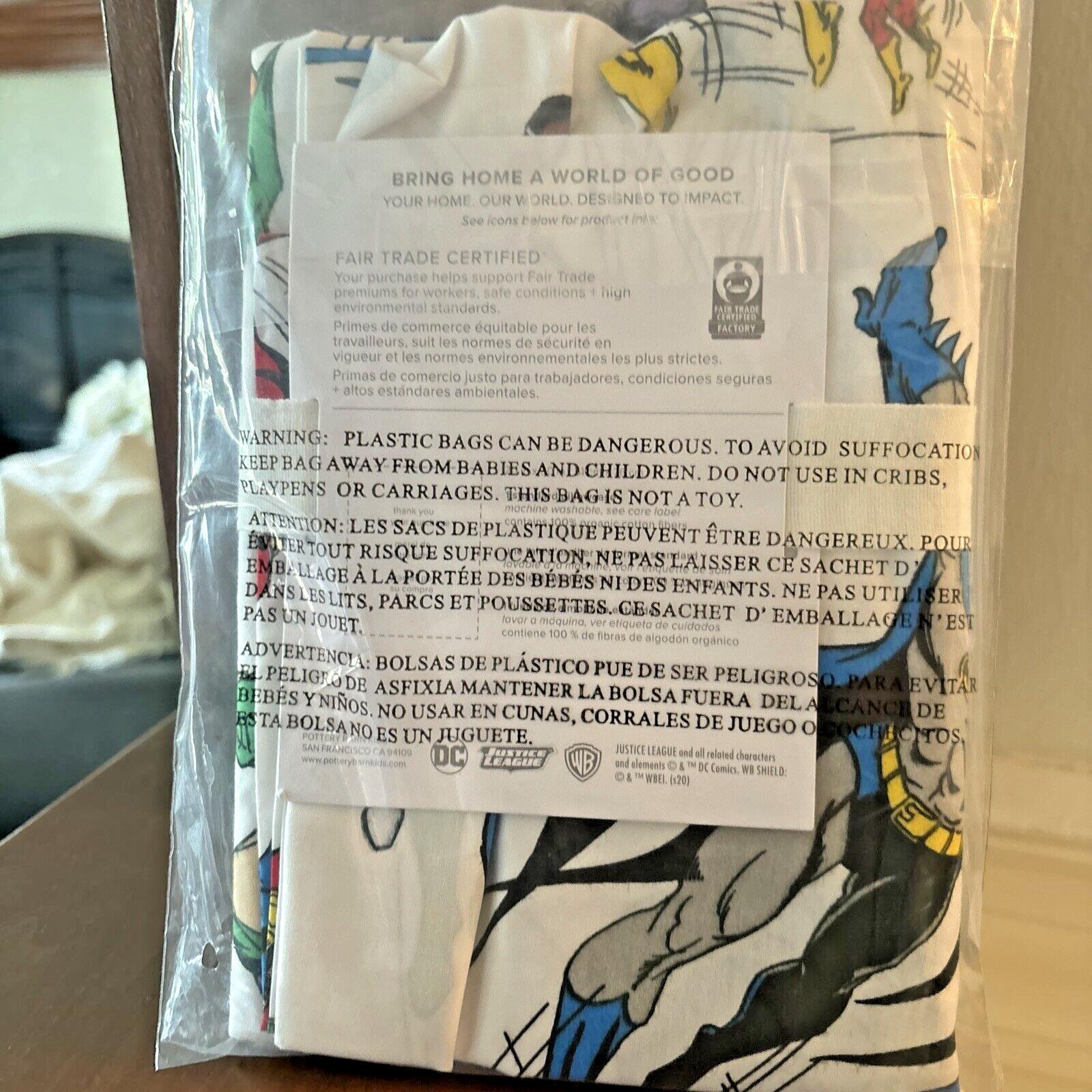 Pottery Barn Batman Justice LEague Avengers Marvel Holiday pillowcase Disney "