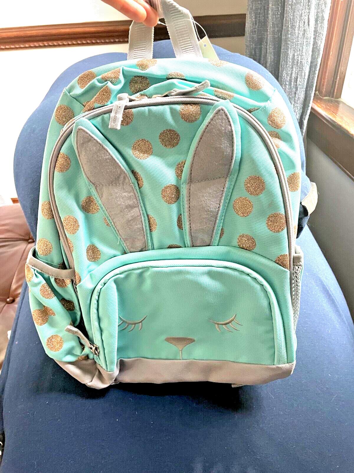 School Pottery barn Glitter Disney backpack rainbow princess travel girl kid?? -