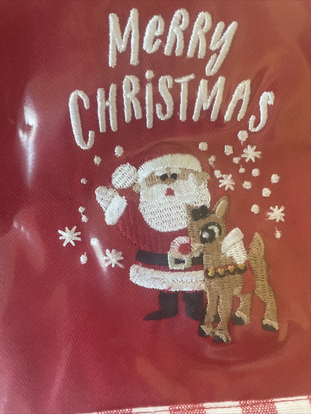 Disney Pottery Barn holiday Rudolph Reindeer Napkin Holiday Christmas party -