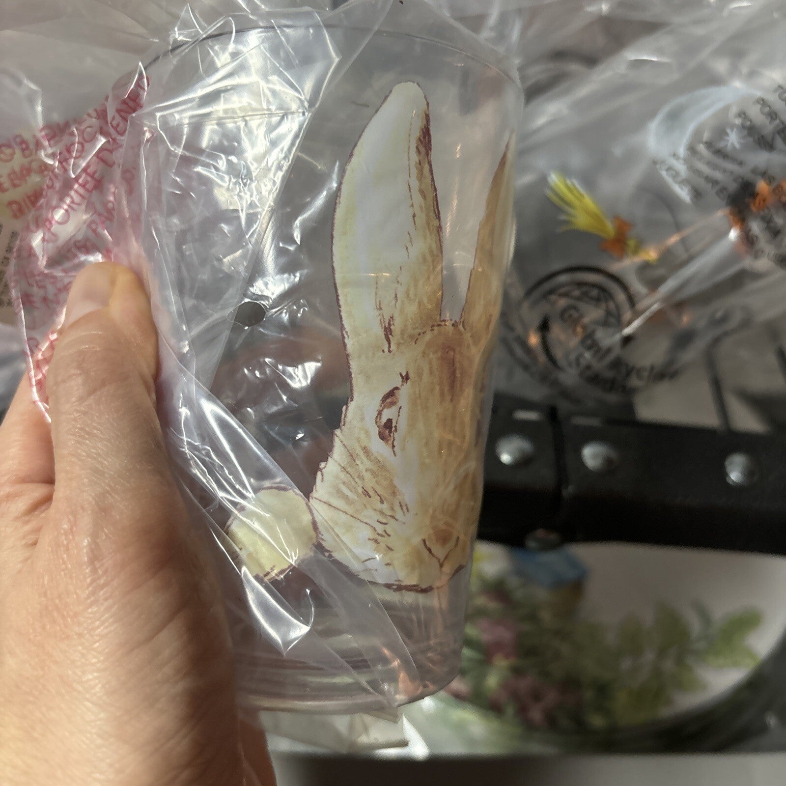 Disney Pottery barn Peter Rabbit bunny cup Easter holiday gift party garden m