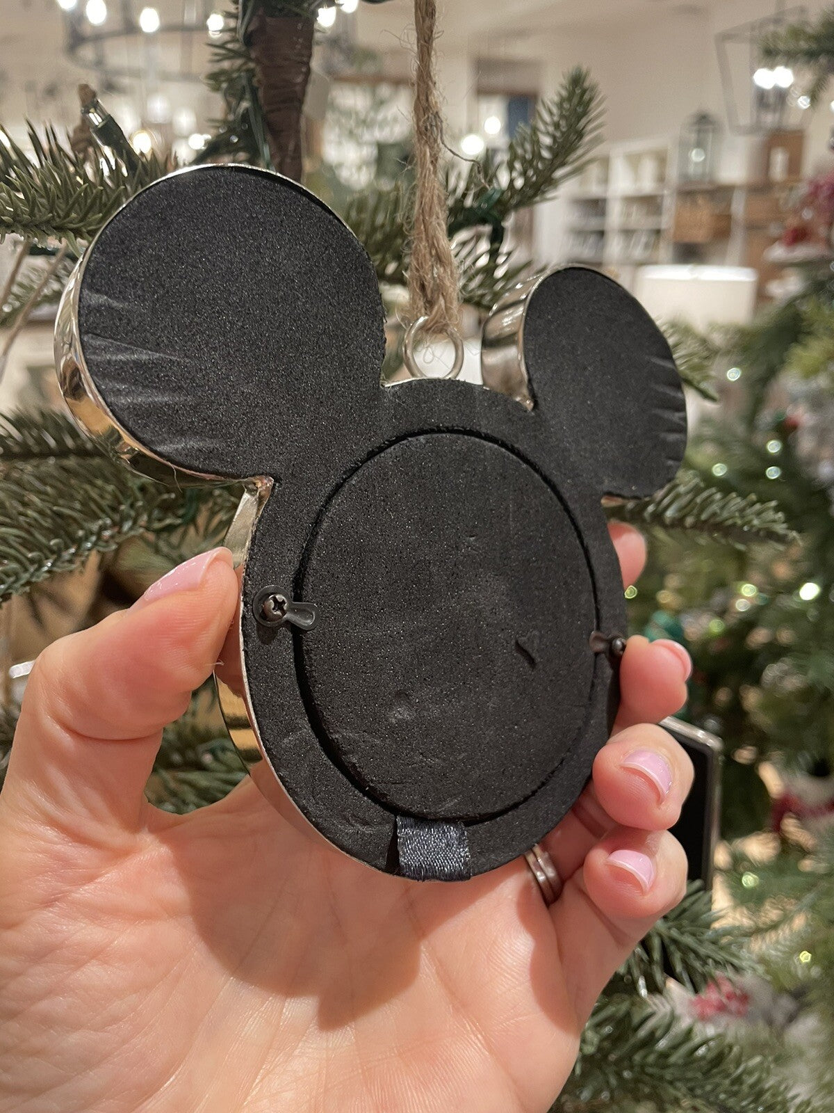 Pottery Barn Mickey Mouse Ornament Holiday Christmas Disney party birthday kid z