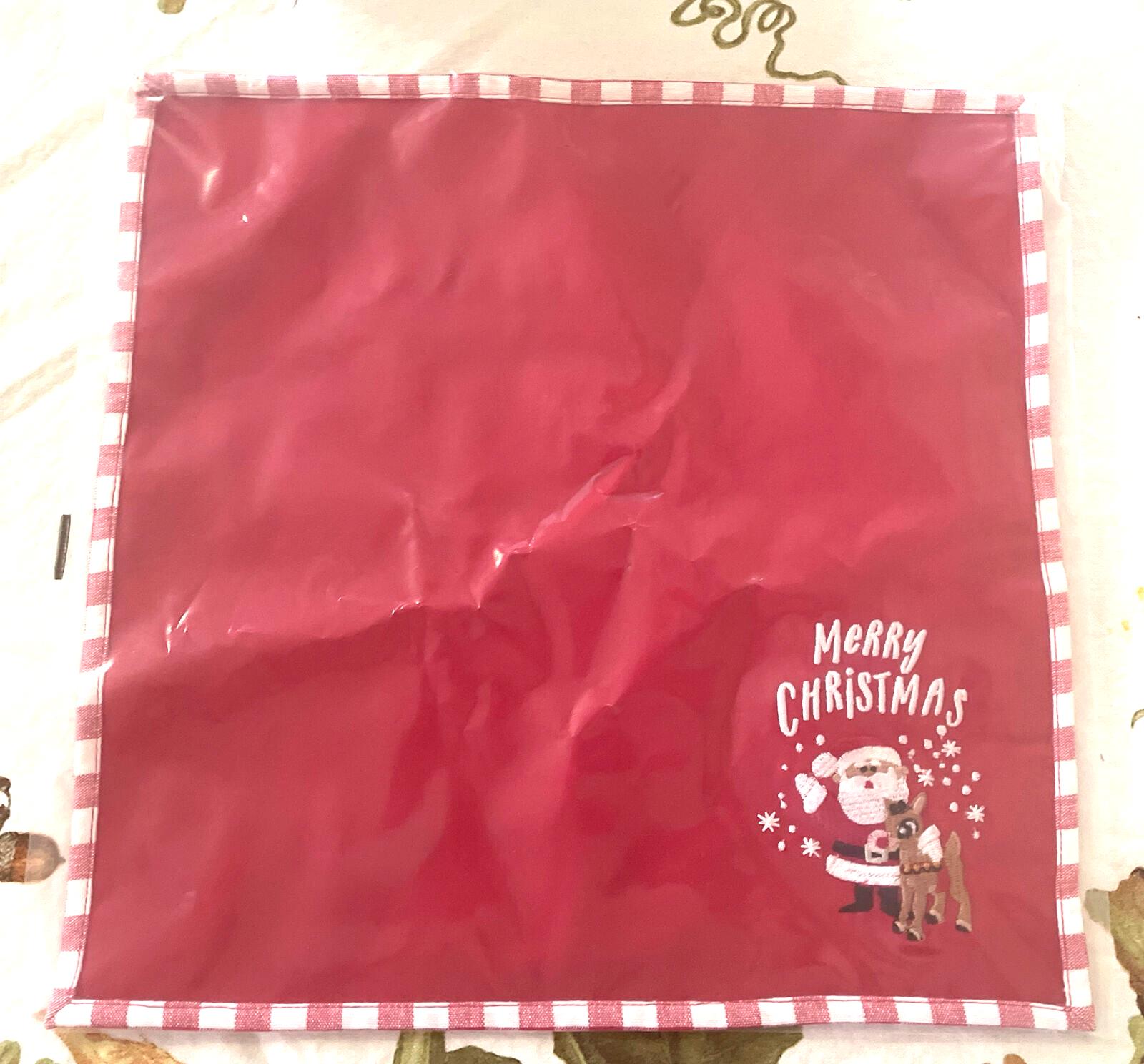 Pottery Barn holiday Rudolph Reindeer Napkin Christmas party deer Disney SET 2 '
