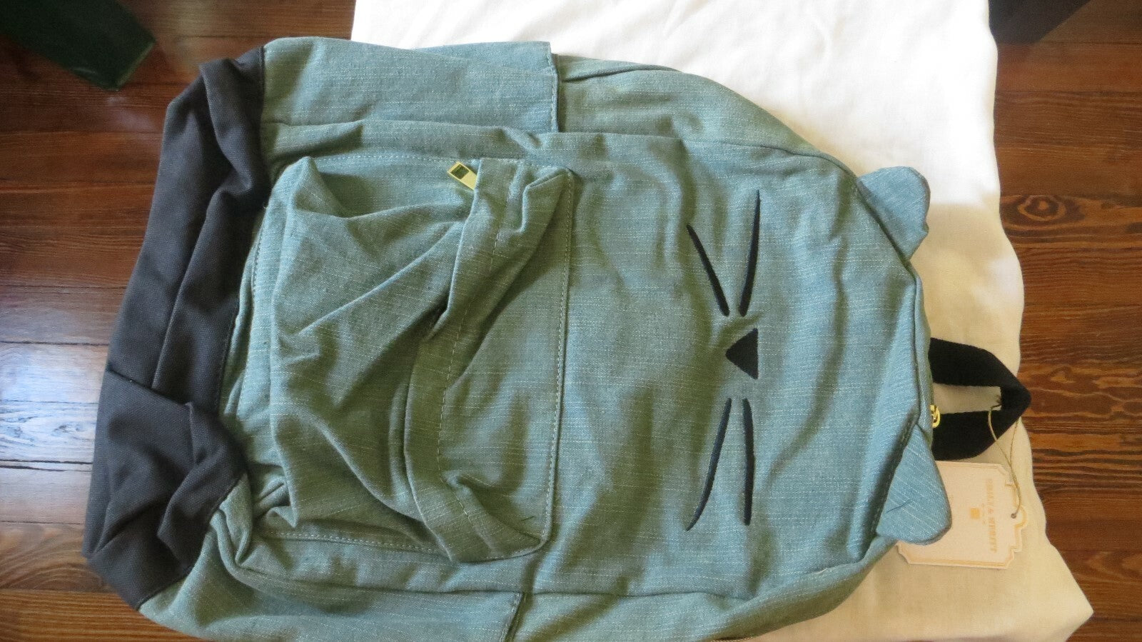Pottery Barn school Disney LARGE BACKPACK Emily Merritt cat ?? travel Girl .