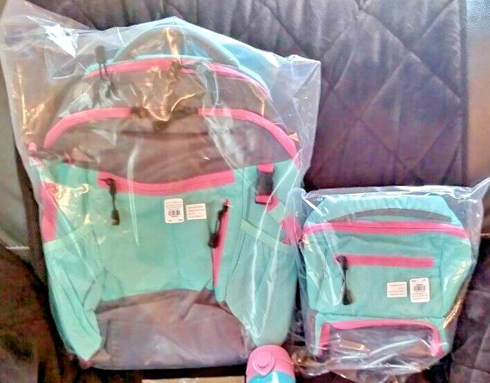 Disney School Pottery Barn backpack rainbow +Lunch bag Travel sport girl  ??  .