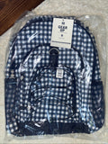 Pottery Barn School Disney LARGE BACKPACK Plaid space Travel bag boy Dinosaur .