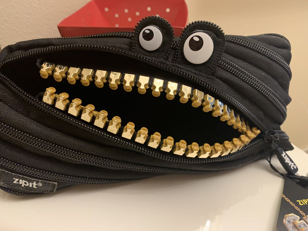 school Monster zip PENCIL CASE Disney pouch bag boy girl gift party kid star .