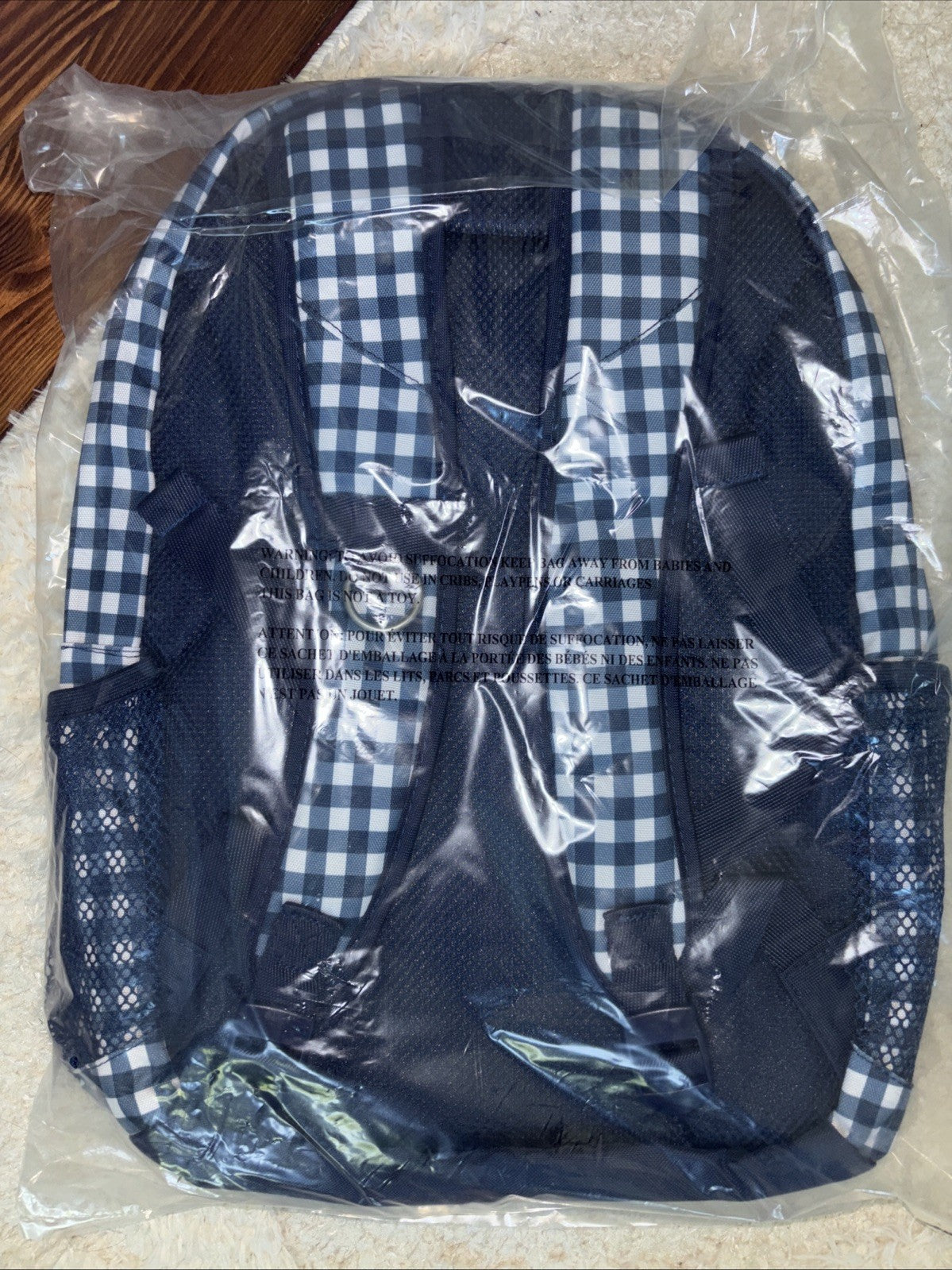Pottery Barn School Disney LARGE BACKPACK Plaid space Travel bag boy Dinosaur .