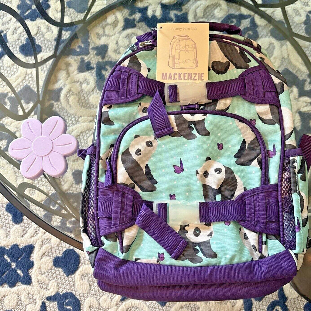 Pottery Barn school Disney BACKPACK LUNCH Heart ??Flower Panda travel Girl BAG 1