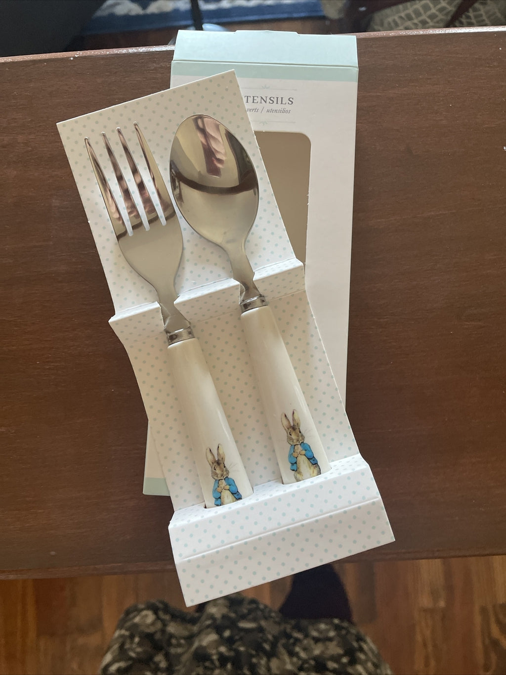 School Disney Pottery Barn Peter Rabbit Utensil Set Party Holiday Pre K Kid a