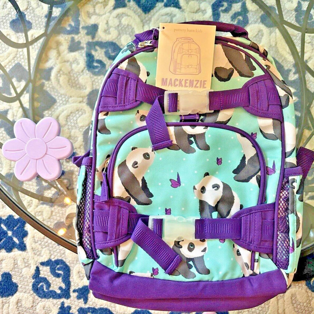 Pottery Barn school Disney BACKPACK LUNCH Heart ??Flower Panda travel Girl BAG 1