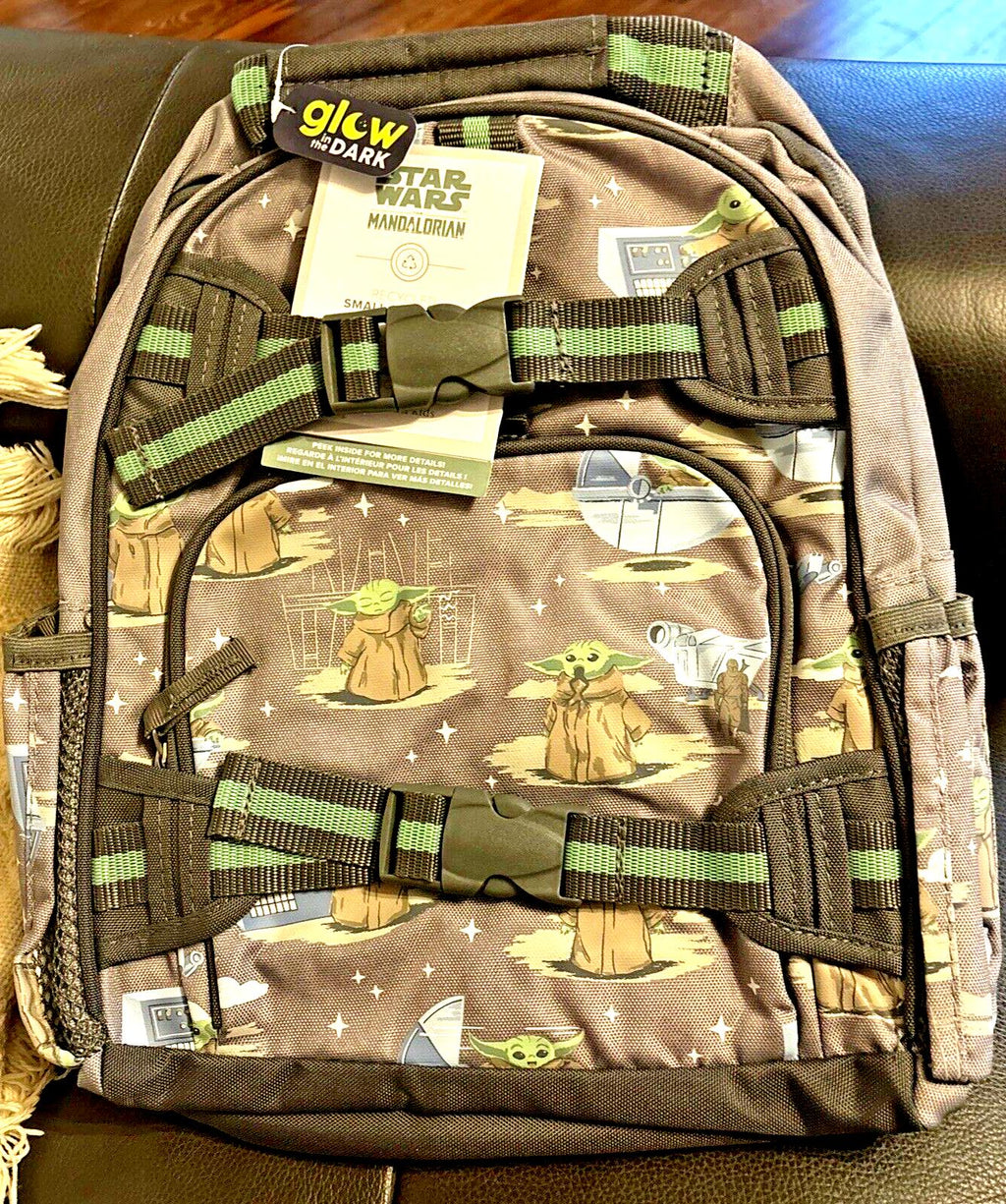 School Pottery barn STAR WARS BACKPACK+WATER Bag Mandalorian travel boy kid ?? .