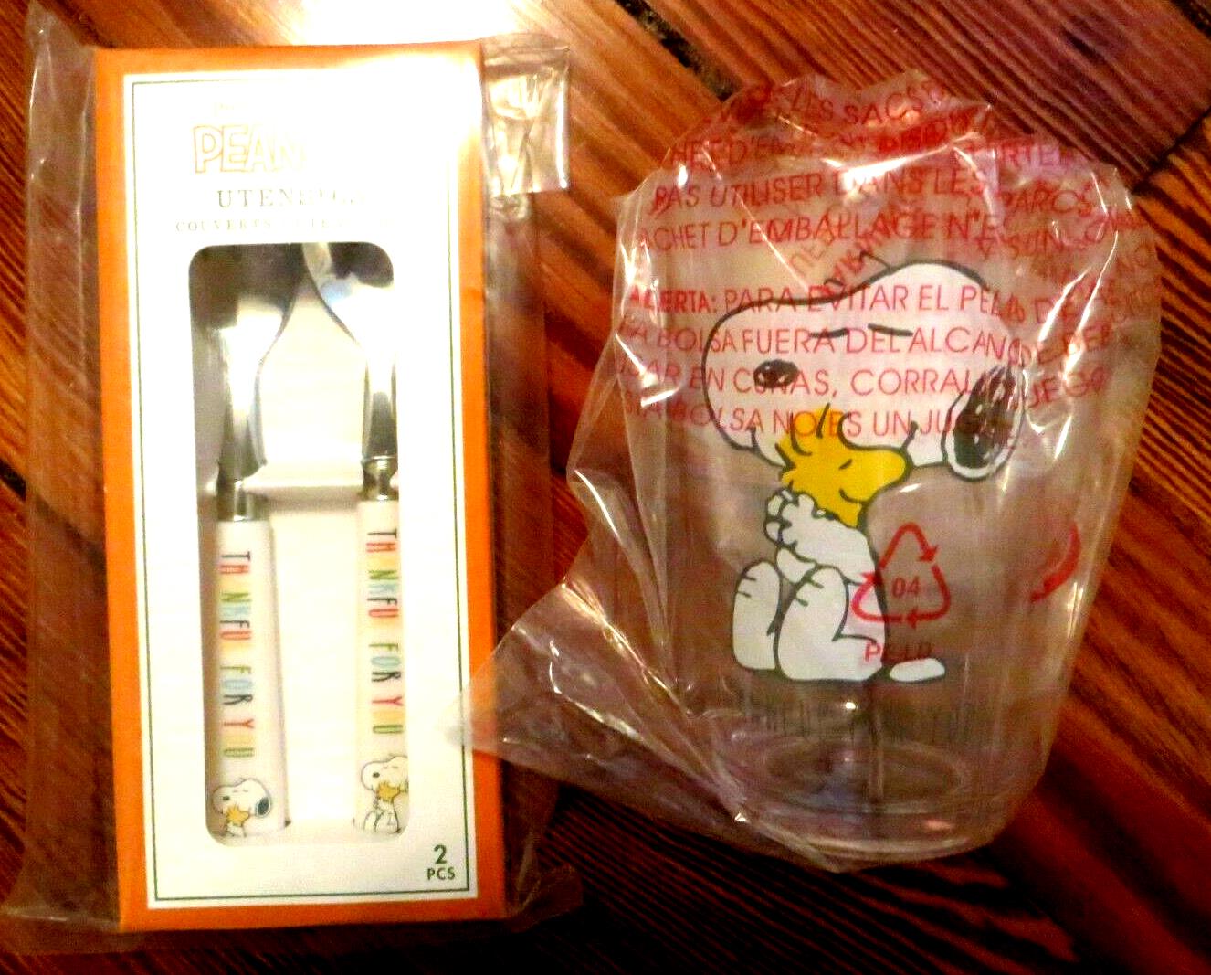 Snoopy School Pottery Barn Holiday CUP UTENSIL peanuts Thanksgiving kid Disney .