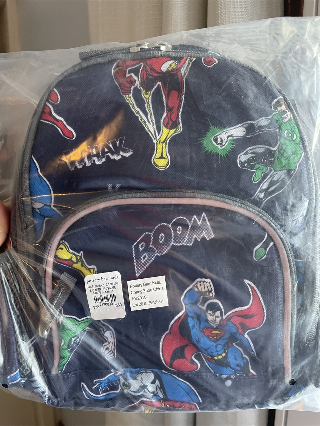 Pottery Barn school Disney marvel Superman Batman Backpack mini pre k boy ?? .