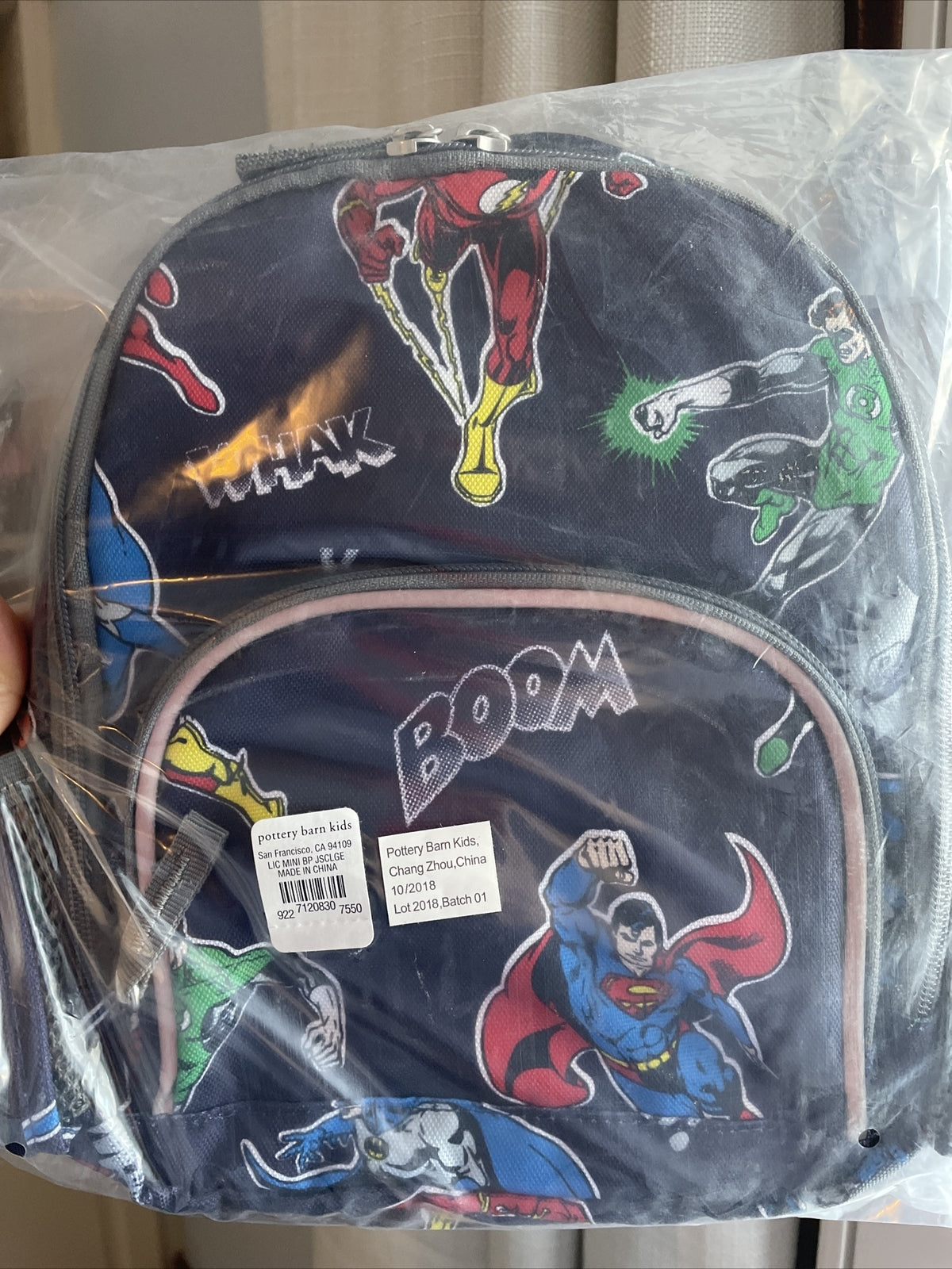 Pottery Barn school Disney marvel Superman Batman Backpack mini pre k boy ?? .