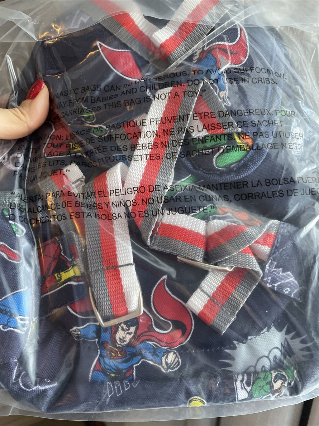 Pottery Barn school Disney marvel Superman Batman Backpack mini pre k boy ?? .