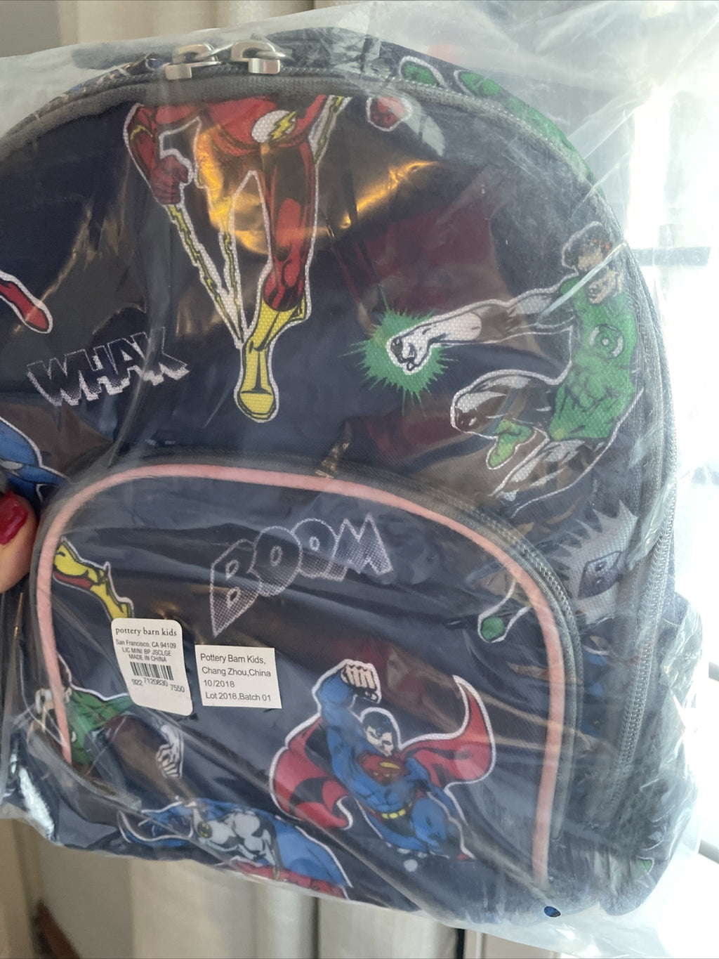 Pottery Barn school Disney marvel Superman Batman Backpack mini pre k boy ?? .