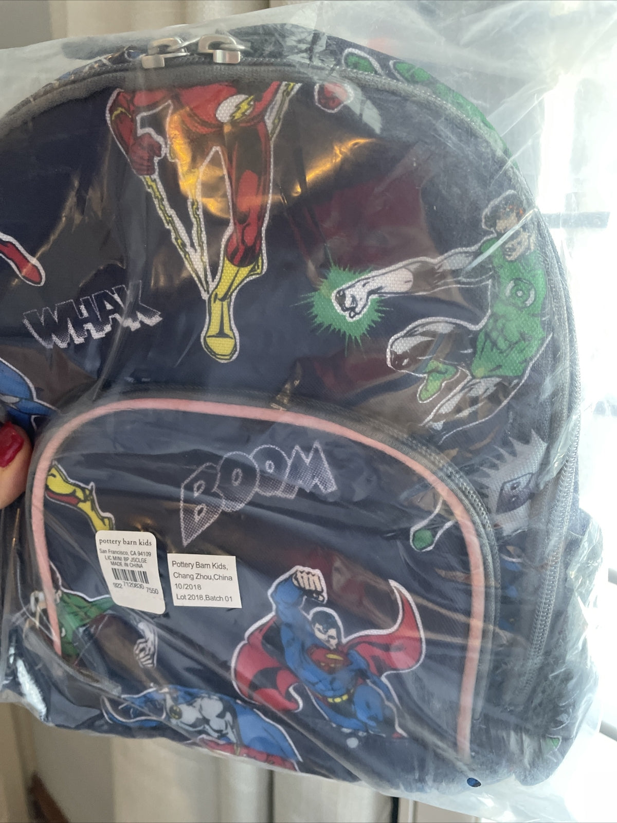 Pottery Barn school Disney marvel Superman Batman Backpack mini pre k boy ?? .