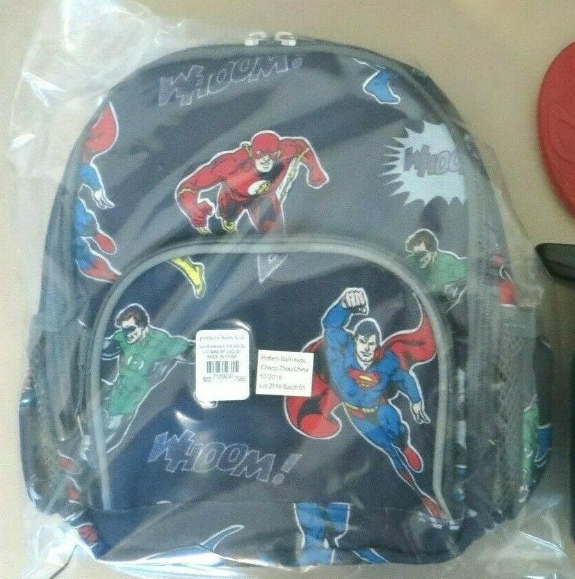 Pottery Barn school Disney marvel Superman Batman Backpack mini pre k boy ?? .