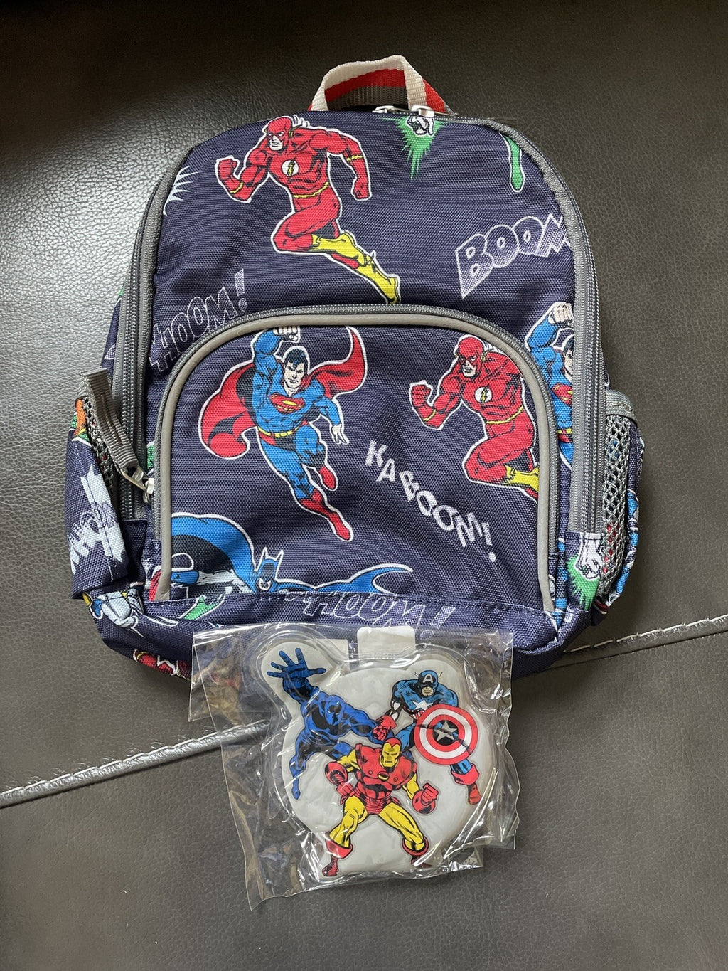 Pottery Barn school Disney marvel Superman Batman Backpack mini pre k boy ?? .