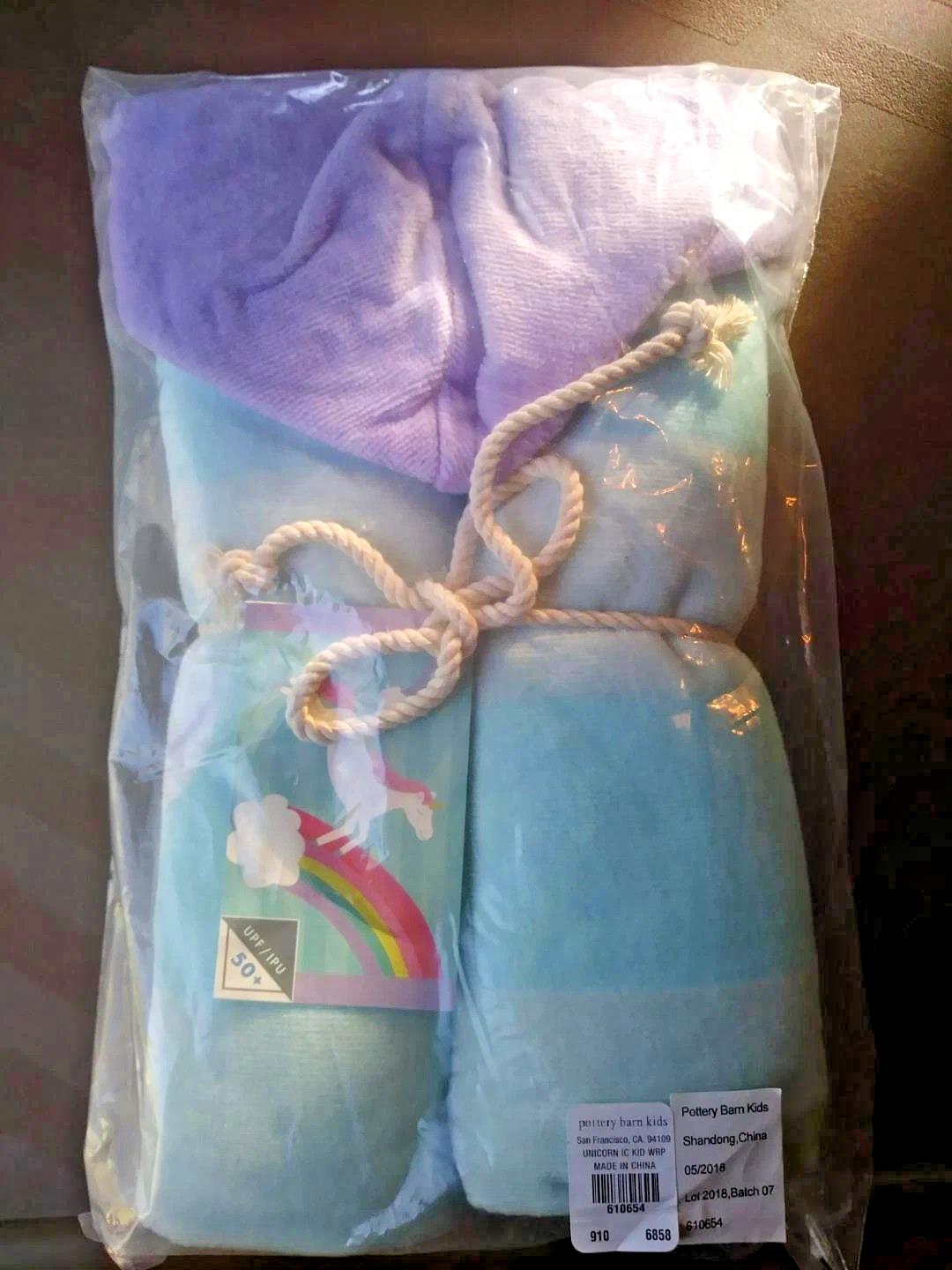 Pottery Barn Disney Bath Towel school girl holiday gift pool Beach Travel kid m