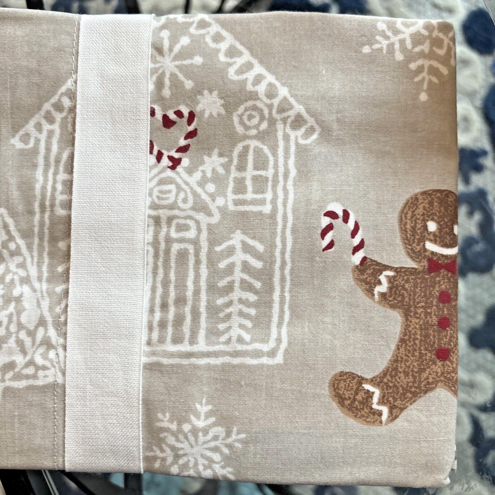 Pottery Barn Disney Holiday Gingerbread Christmas Pillowcase SET 2 kid ?? z