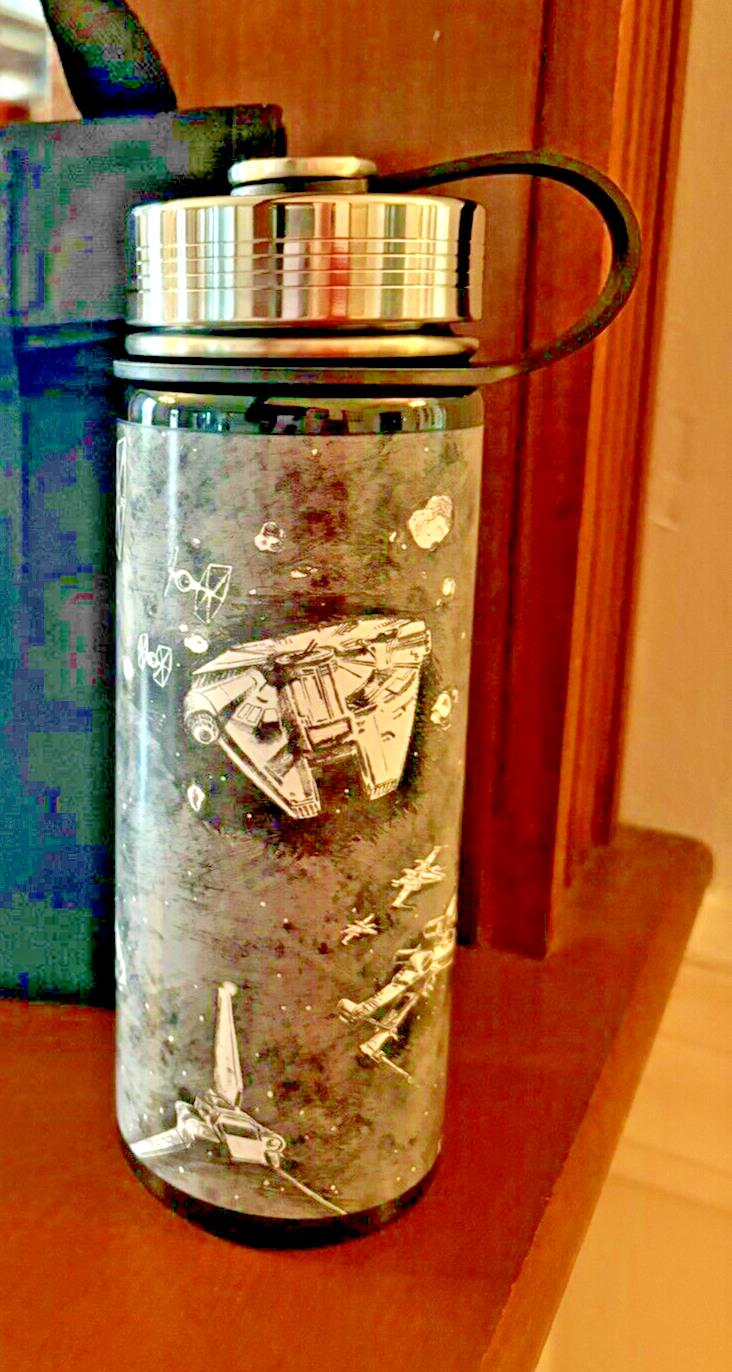 School Pottery barn STAR WARS TRek Water +Lunch box bag Set Solo Grogu boy ?? "