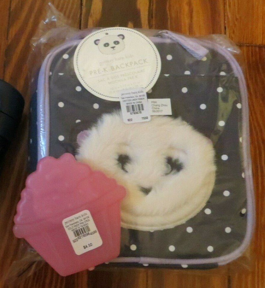 School Pottery Barn Disney LUNCH BOX bag princess panda dot gift girl travel .