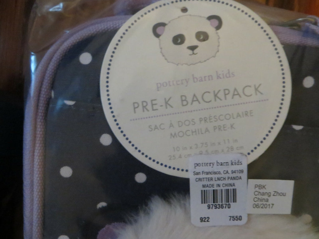 School Pottery Barn Disney LUNCH BOX bag princess panda dot gift girl travel .