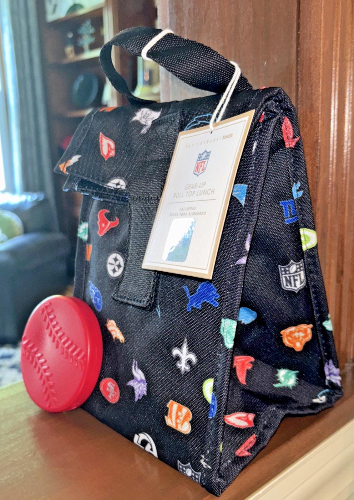 Pottery Barn School MLB Baseball Lunch Bag NFL sports bag Disney travel boy