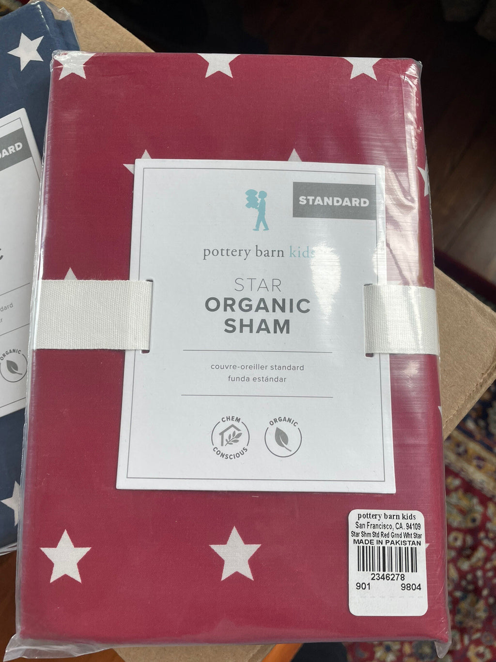 Pottery Barn Disney Star pillow sham holiday space USA Red gift party school =