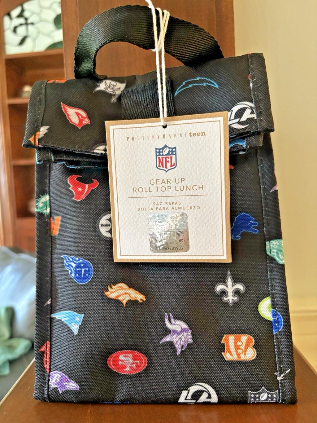 Pottery Barn School MLB Baseball Lunch Bag NFL sports bag Disney travel boy