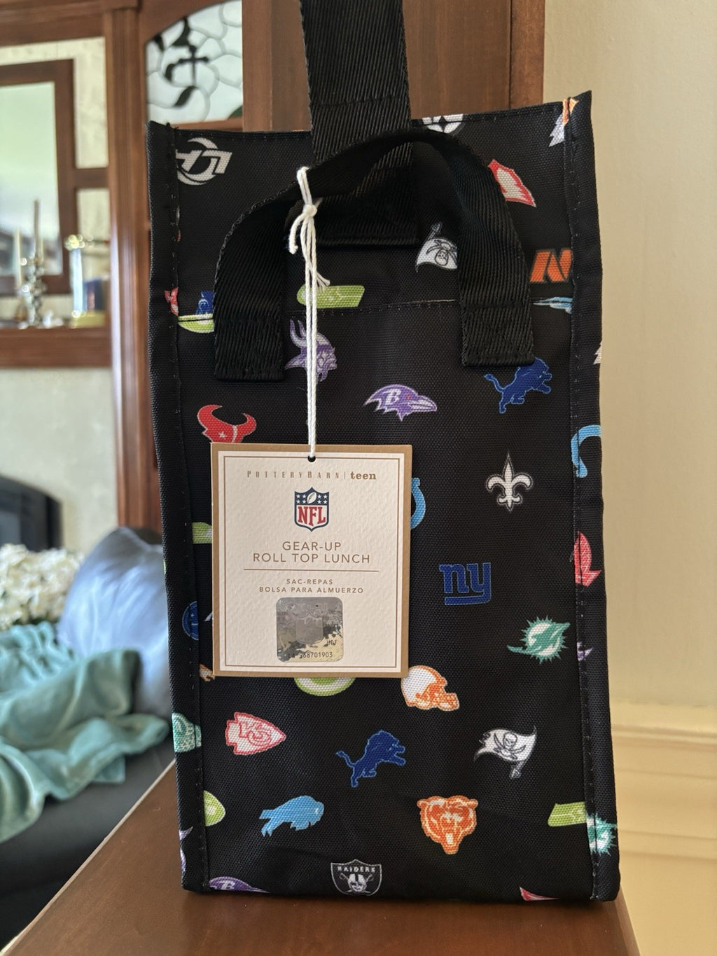 Pottery Barn School MLB Baseball Lunch Bag NFL sports bag Disney travel boy