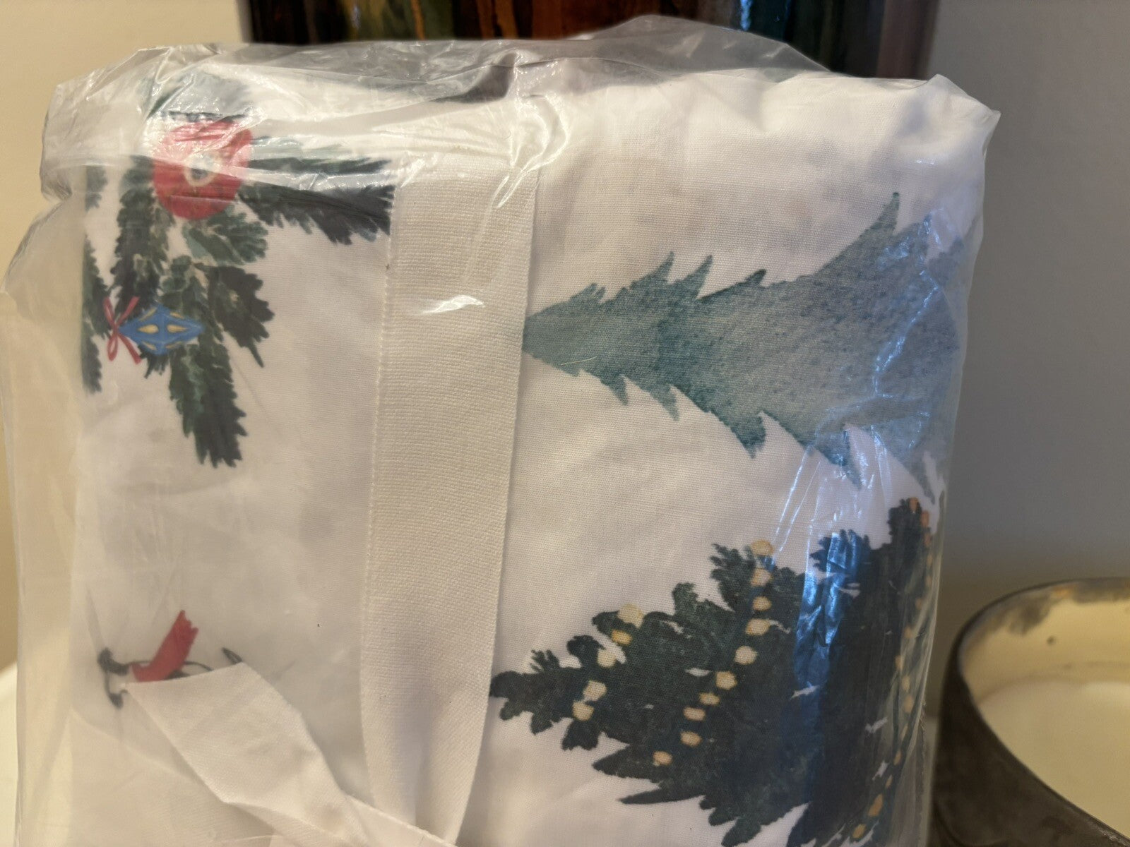 Pottery Barn Christmas Country Full Queen Duvet cover holiday gift party kid .