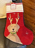 Pottery Barn Holiday Christmas stocking dog gift party reindeer pet Disney kid '