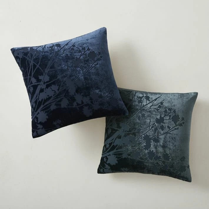 Pottery Barn West Elm BLUE Pillow Cover Holiday gift Party Birthday wedding girl