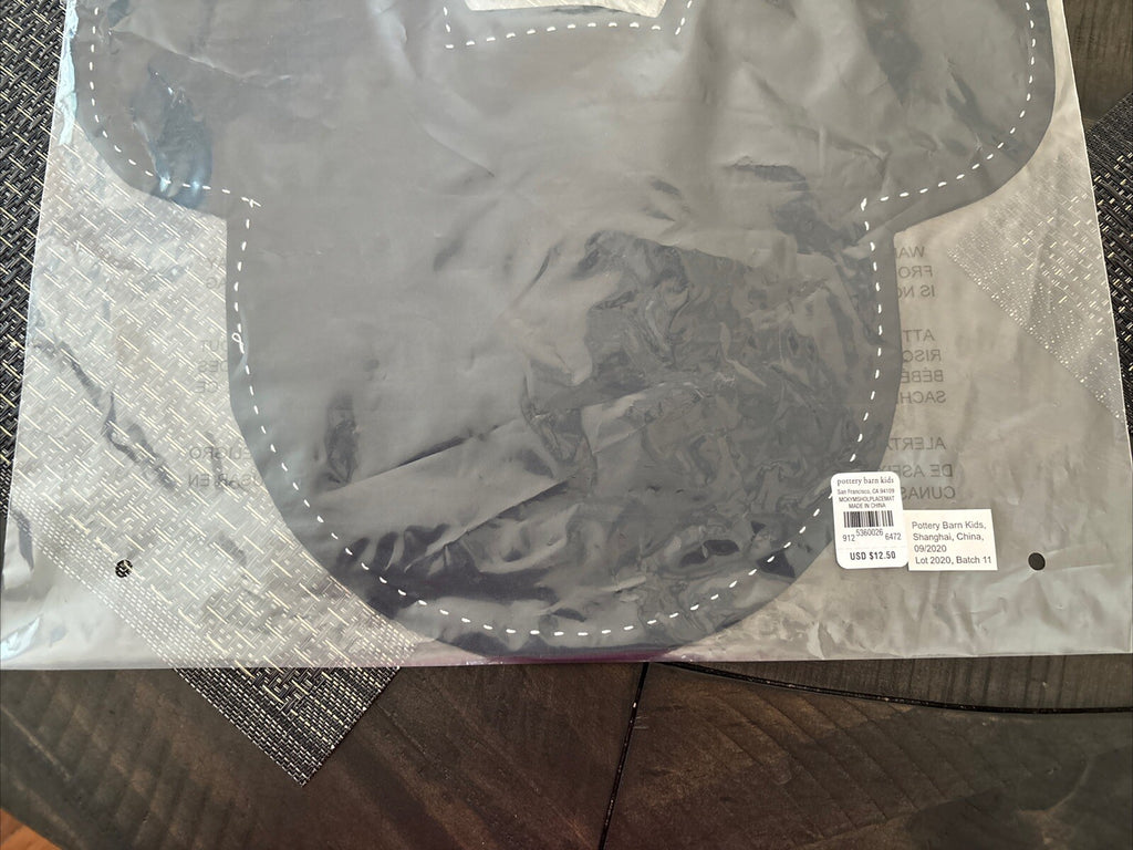 Pottery Barn Mickey Mouse disney Placemat holiday Birthday party gift School?? =