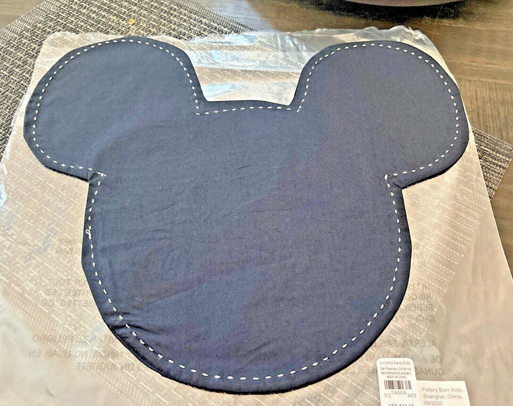 Pottery Barn Mickey Mouse disney Placemat holiday Birthday party gift School?? =