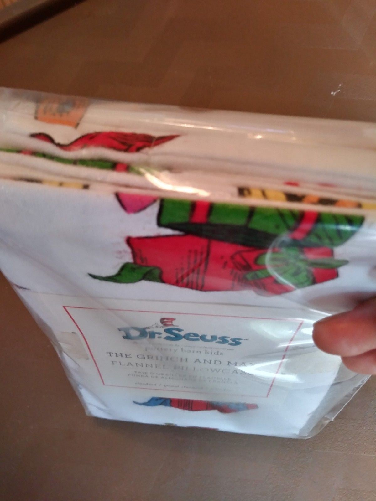 Pottery Barn Grinch Holiday Dr Seuss Christmas pillowcase Gift dog Toddler kid y
