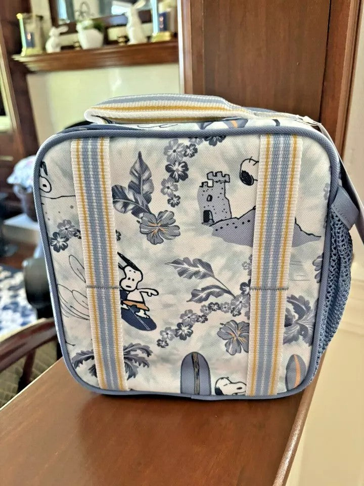 Pottery Barn kids School Disney Snoopy Nemo BACKPACK LUNCH BOX travel Bag n