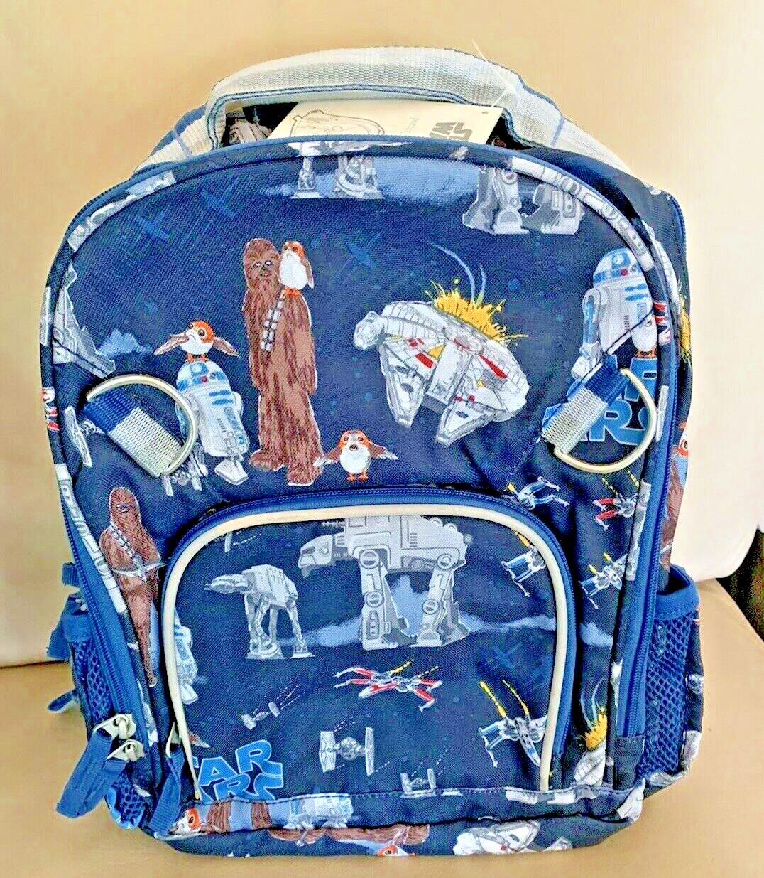 Pottery Barn school Disney STAR WARS BACKPACK Solo +Water Bottle TRAVEL Jedi =