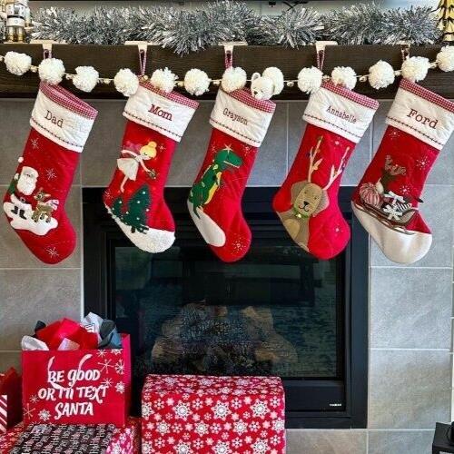 Pottery Barn Holiday Christmas stocking gift Dinosaur Disney school Jurassic kid