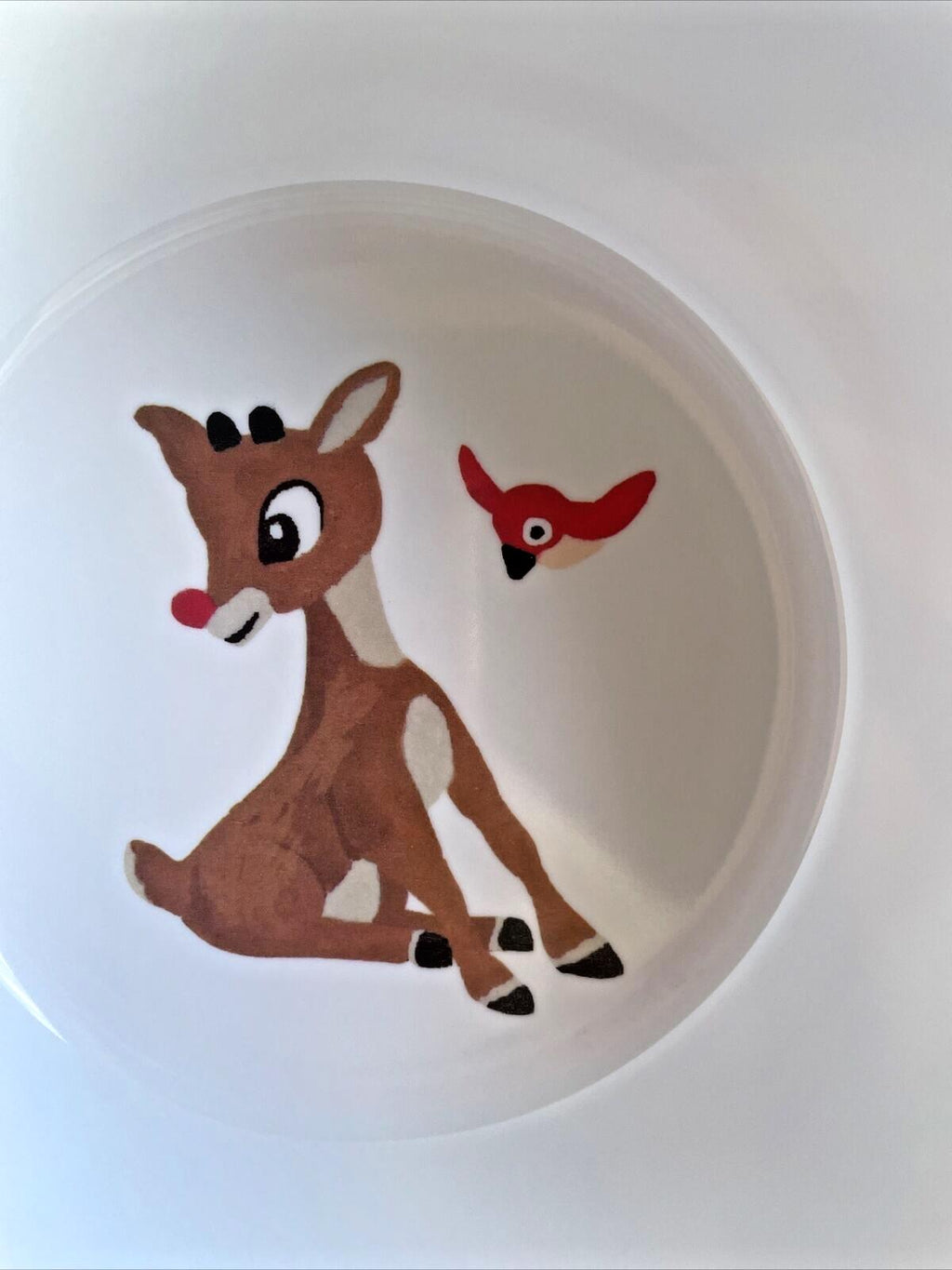 Pottery Barn Christmas Rudolph Reindeer Clarice Disney bowl holiday gift party `